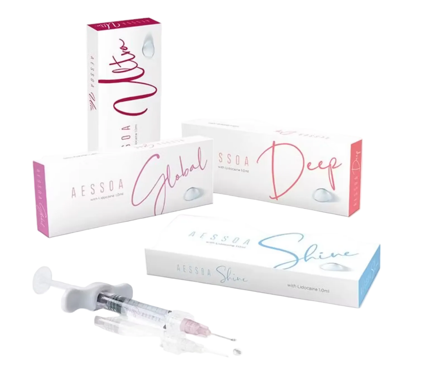 Aessoa Dermal Filler with Lidocaine | Monophasic HA Filler for Natural Results | GlowFill korean filler online buy wholesale
