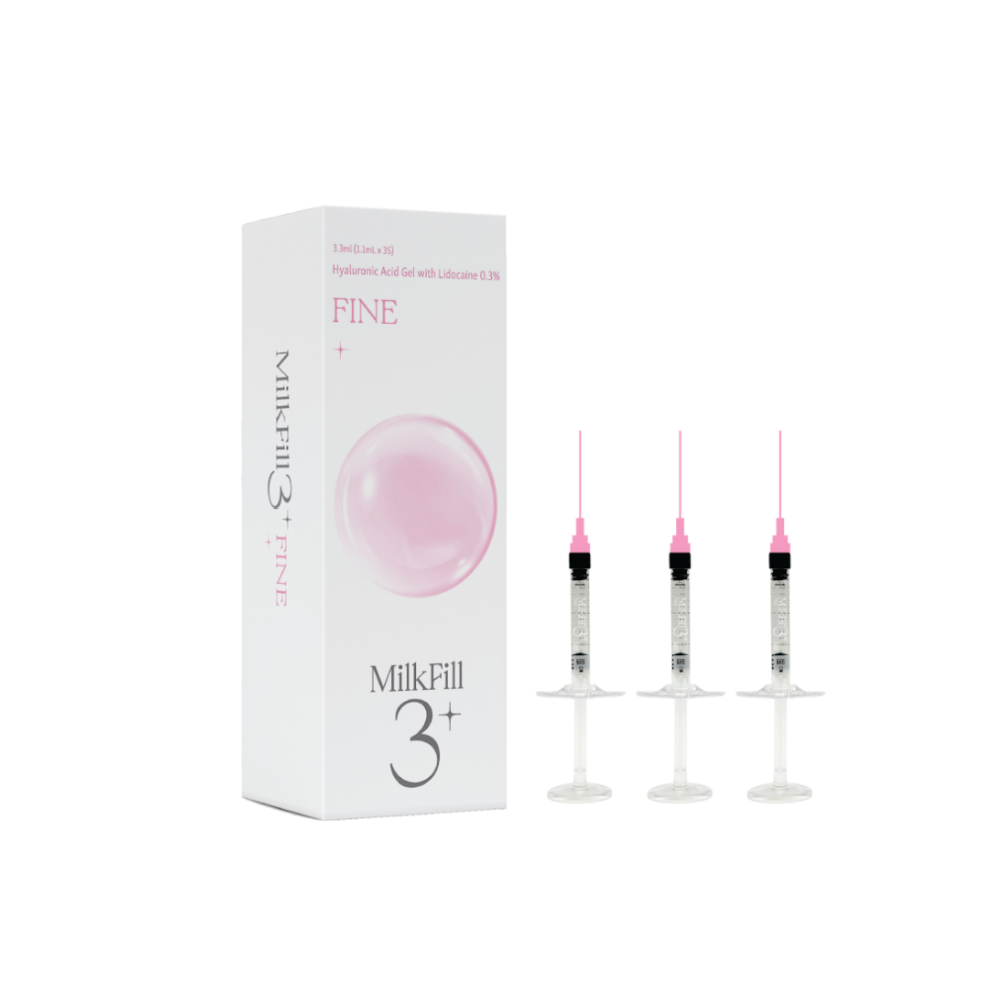 Milkfill 3 Plus Filler wholesale supplier, Korean Aesthetic HA dermal filler for professional export