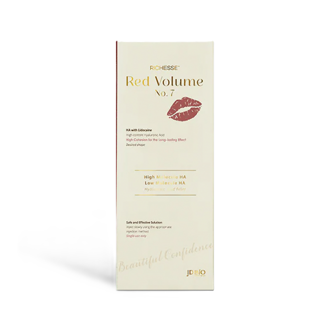 RED VOLUME NO. 7 High-Density Lip Filler | HLD™ Technology & 26mg/mL HA | GlowFill korean filler online buy wholesale