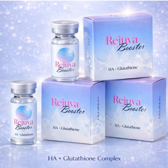 Skin booster treatment showing improved hydration, elasticity, and radiant skin tone with Rejuva Booster